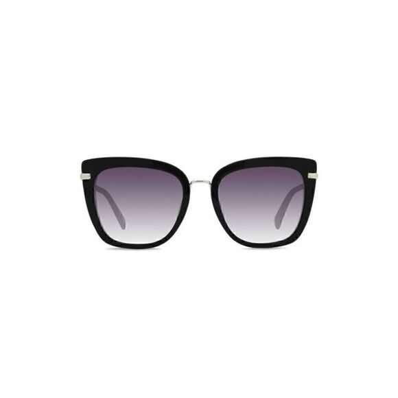 🖤 REBECCA MINKOFF Bessie 54MM Black Gradient Cat Eye Sunglasses NEW MSRP $198 - Picture 12 of 16